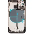 Back Housing W/ Small Components Pre-Installed For iPhone 11 Pro (Used OEM Pull: Grade B) (Matte Space Gray)