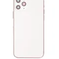 Back Housing W/ Small Components Pre-Installed For iPhone 11 Pro (Used OEM Pull: Grade B) (Silver)