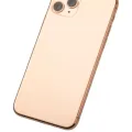 Back Housing W/ Small Components Pre-Installed For iPhone 11 Pro (Used OEM Pull: Grade B) (Gold)