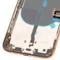 Back Housing W/ Small Components Pre-Installed For iPhone 11 Pro (Used OEM Pull: Grade B) (Gold)