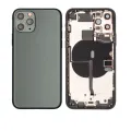 Back Housing W/ Small Components Pre-Installed For iPhone 11 Pro (Used OEM Pull: Grade B) (Midnight Green)