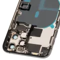 Back Housing W/ Small Components Pre-Installed For iPhone 11 Pro (Used OEM Pull: Grade C) (Matte Space Gray)