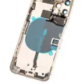 Back Housing W/ Small Components Pre-Installed For iPhone 11 Pro (Used OEM Pull: Grade C) (Matte Silver)