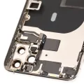 Back Housing W/ Small Components Pre-Installed For iPhone 11 Pro Max (Used OEM Pull: Grade A) (Silver)