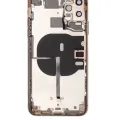 Back Housing W/ Small Components Pre-Installed For iPhone 11 Pro Max (Used OEM Pull: Grade A) (Gold)