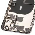 Back Housing W/ Small Components Pre-Installed For iPhone 11 Pro Max (Used OEM Pull: Grade B) (Space Gray)