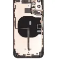 Back Housing W/ Small Components Pre-Installed For iPhone 11 Pro Max (Used OEM Pull: Grade B) (Space Gray)