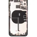 Back Housing W/ Small Components Pre-Installed For iPhone 11 Pro Max (Used OEM Pull: Grade B) (Midnight Green)