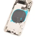 Back Housing W/ Small Components Pre-Installed For iPhone 11 Pro Max (Used OEM Pull: Grade C) (Silver)