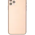 Back Housing W/ Small Components Pre-Installed For iPhone 11 Pro Max (Used OEM Pull: Grade C) (Gold)