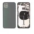 Back Housing W/ Small Components Pre-Installed For iPhone 11 Pro Max (Used OEM Pull: Grade C) (Midnight Green)