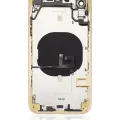 Back Housing W/ Small Components Pre-Installed For iPhone XR (No Logo) (Aftermarket Plus) (Yellow)