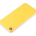 Back Housing W/ Small Components Pre-Installed For iPhone XR (No Logo) (Aftermarket Plus) (Yellow)