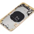 Back Housing W/ Small Components Pre-Installed For iPhone XR (No Logo) (Aftermarket Plus) (Yellow)