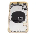 Back Housing W/ Small Components Pre-Installed For iPhone XR (No Logo) (Aftermarket Plus) (Yellow)