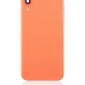 Back Housing W/ Small Components Pre-Installed For iPhone XR (No Logo) (Aftermarket Plus) (Coral)