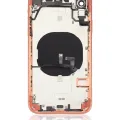 Back Housing W/ Small Components Pre-Installed For iPhone XR (No Logo) (Aftermarket Plus) (Coral)
