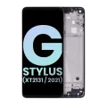 LCD Assembly With Frame For Motorola Moto G Stylus 5G (XT2131 / 2021) (Genuine OEM) (Cosmic Emerald)