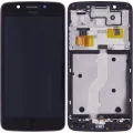 LCD Assembly With Frame For Motorola Moto G5 (XT1670 / 2017) (Genuine OEM) (Black)