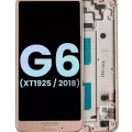 LCD Assembly With Frame For Motorola Moto G6 (XT1925 / 2018) (Genuine OEM) (Oyster Blush)