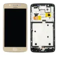 LCD Assembly With Frame For Motorola Moto G5 (XT1670 / 2017) (Genuine OEM) (Gold)