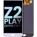 LCD Assembly Without Frame For Motorola Moto Z2 Play (XT1710 / 2017) (Genuine OEM) (White)