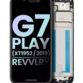 LCD Assembly With Frame For Motorola Moto G7 Play (XT1952 / 2019) / T-Mobile Revvlry (Genuine OEM) (Starry Black)