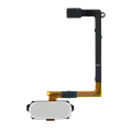 Home Button With Flex Cable For Samsung Galaxy S6 (White)