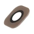Back Camera Lens (Glass Only) With Adhesive For Samsung Galaxy S6 / S6 Edge (Gold) (10 Pack)