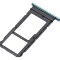 Dual Sim Card Tray For Motorola Moto E7 (XT2095 / 2020) (Aqua Blue)