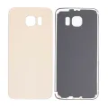 Back Cover Glass For Samsung Galaxy S6 (No Logo) (Aftermarket Plus) (Gold)