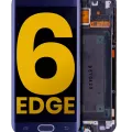 OLED Assembly With Frame For Samsung Galaxy S6 Edge (Refurbished) (Black Sapphire)