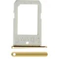 Sim Card Tray For Samsung Galaxy S6 Edge (Gold)