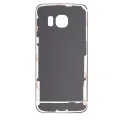 Back Cover Glass For Samsung Galaxy S6 Edge (No Logo) (Aftermarket Plus) (White)