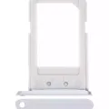 Sim Card Tray For Samsung Galaxy S6 Edge Plus (White Pearl / Silver)