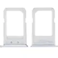 Sim Card Tray For Samsung Galaxy S6 Edge Plus (White Pearl / Silver)