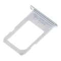 Sim Card Tray For Samsung Galaxy S6 Edge Plus (White Pearl / Silver)