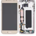 OLED Assembly With Frame For Samsung Galaxy S7 (Refurbished) (All US Models) (Gold Platinum)