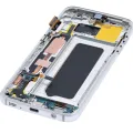 OLED Assembly With Frame For Samsung Galaxy S7 (Refurbished) (All US Models) (Silver Titanium)