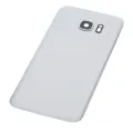 Back Cover Glass With Camera Lens For Samsung Galaxy S7 Edge (Service Pack) (Silver)