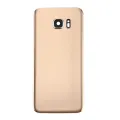 Back Cover Glass With Camera Lens For Samsung Galaxy S7 Edge (Service Pack) (Gold)
