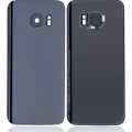 Back Cover Glass With Camera Lens For Samsung Galaxy S7 (No Logo) (Aftermarket Plus) (Black Onyx)