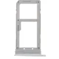 Single Sim Card Tray For Samsung Galaxy S7 (Silver)