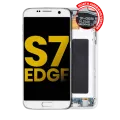 OLED Assembly With Frame For Samsung Galaxy S7 Edge G935A (North American Version) (Refurbished) (White Pearl)