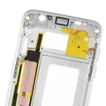 Mid-Frame Housing For Samsung Galaxy S7 Edge (With Small Parts) (White)