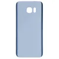 Back Cover Glass With Camera Lens For Samsung Galaxy S7 Edge (No Logo) (Aftermarket Plus) (Coral Blue)