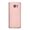 Back Cover Glass With Camera Lens For Samsung Galaxy S7 Edge (No Logo) (Aftermarket Plus) (Rose Pink)