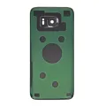 Back Cover Glass With Camera Lens For Samsung Galaxy S7 Edge (No Logo) (Aftermarket Plus) (Black)