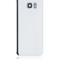 Back Cover Glass With Camera Lens For Samsung Galaxy S7 Edge (No Logo) (Aftermarket Plus) (Silver)