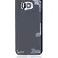 Back Cover Glass With Camera Lens For Samsung Galaxy S7 Edge (No Logo) (Aftermarket Plus) (Silver)